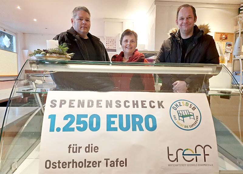 OHZSDSB Osterholzer Tafel Spendenuebergabe