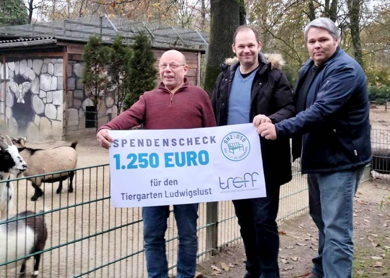 OHZSDSB Tiergarten Ludwigslust Spendenuebergabe